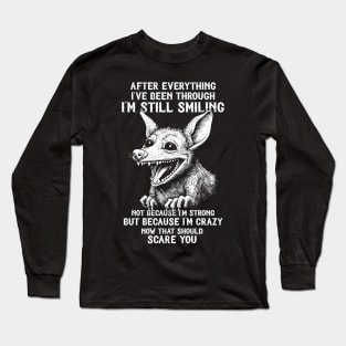 Possum Meme Humor Long Sleeve T-Shirt